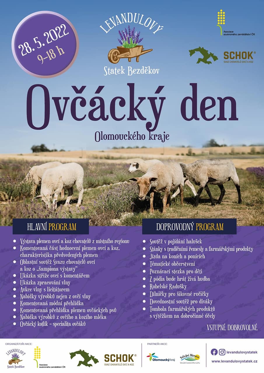 OVČÁCKÝ DEN OLOMOUCKÉHO KRAJE 28.5.2022 VÝSLEDKY