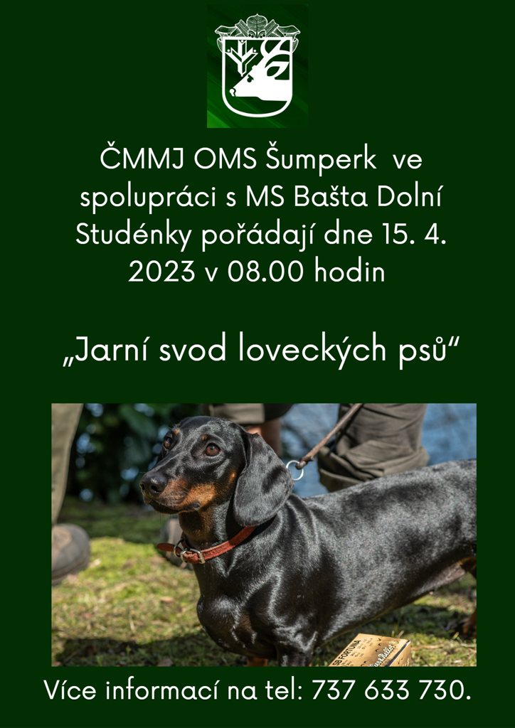 JARNÍ SVOD LOVECKCÝH PSŮ 15.4.2023