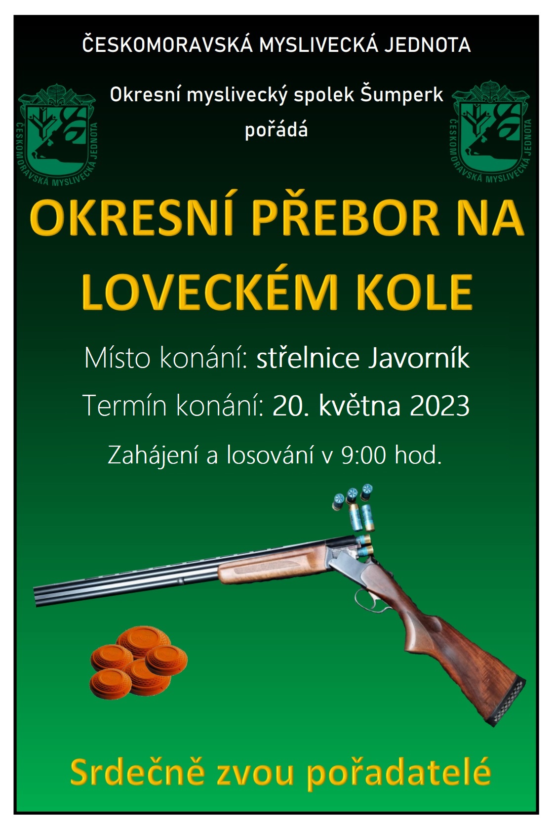 OKRESNÍ PŘEBOR NA LOVECKÉM KOLE 20.5.2023