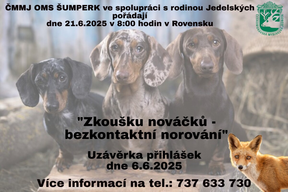 Zkouška nováčků – bezkontaktní norování
