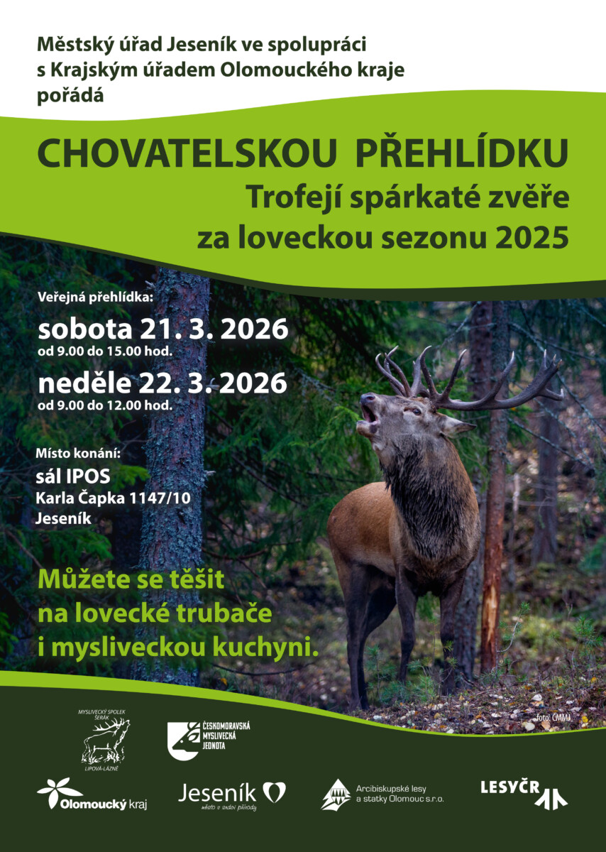 CHOVATELSKÁ PŘEHLÍDKA TROFEJÍ JESENÍK